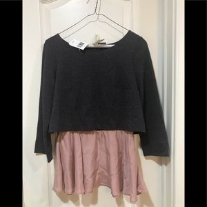 NEW AMADI ruffle button top